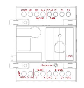 Smart-Bus HVAC2, Air Condition Control Module (G4) - SB-HVAC2-DN - GTIN (UPC-EAN): 0610696253767