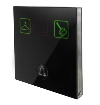 Smart-Bus Hotel Door Bell Panel with Service - SB-3SBell-WL - GTIN(UPC-EAN): 0610696254320