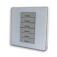 Smart-Bus 6 Button Switch Wall Panel - SB-6BS-EU 