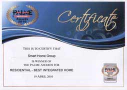 Smart-Bus Palme 2010 - Best Integrated Home