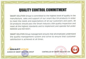 Smart Home Group Quality Control Commitment