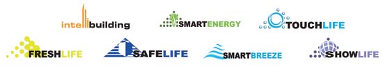 SmartGroup Brands: Intellibuilding, Smart Energy, Touchlife, Freshlife, Safelife, SmartBreeze, Showlife