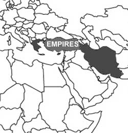 Iran, Turkey, Greece and Cyprus